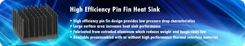 Custom Pin Fin BGA Heat Sinks